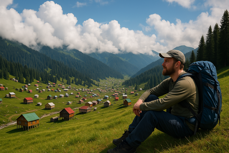 Bakhmaro mountain resort in Georgia