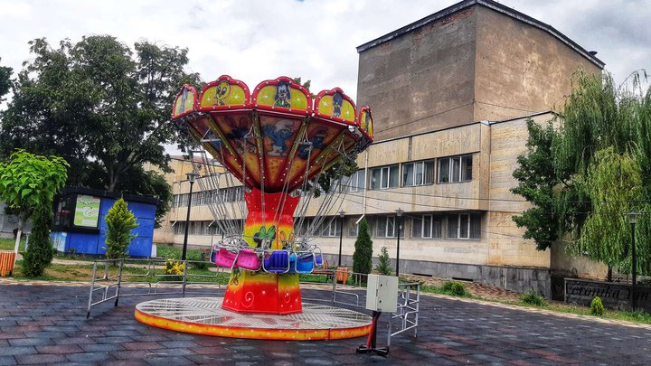 Park opposite the Drama Theater