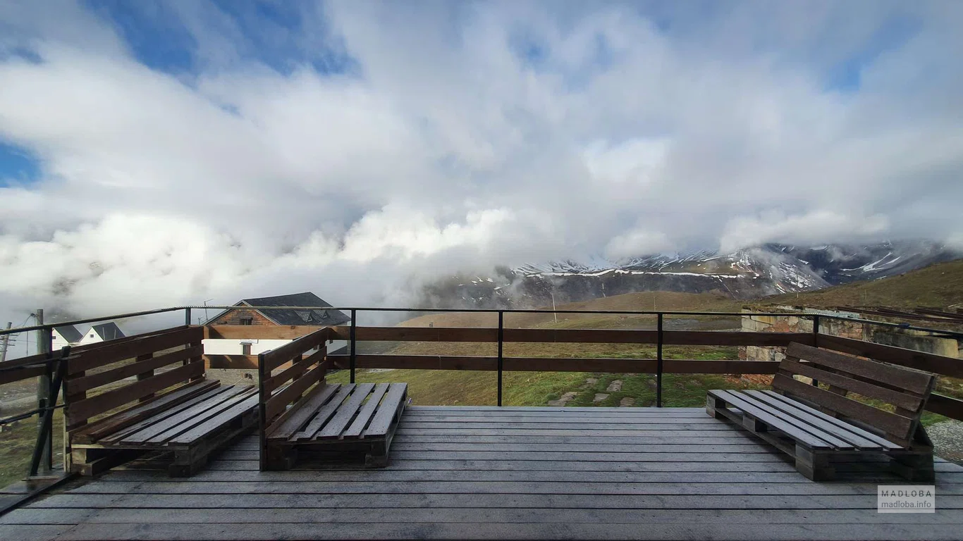 Место для отдыха в гостевом доме «Gudauri Private Cottage»