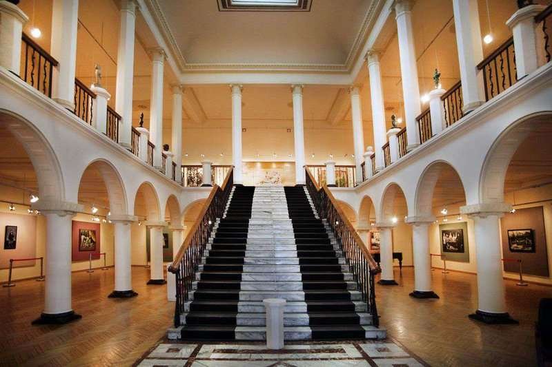 The Adjara State Museum of Art – interior, stairs to the second floor