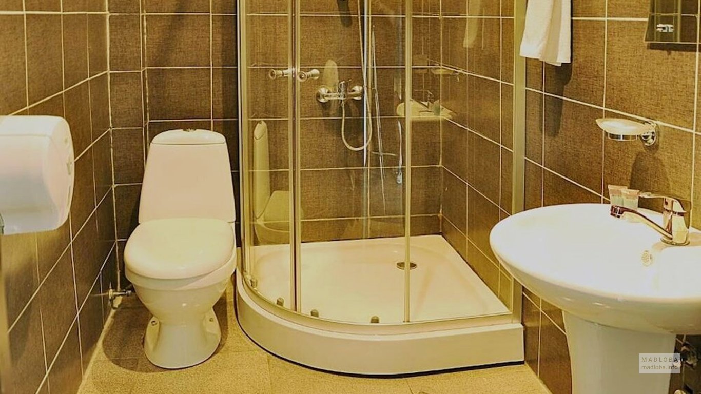 Ванная комната в гостинице Гранд Отель