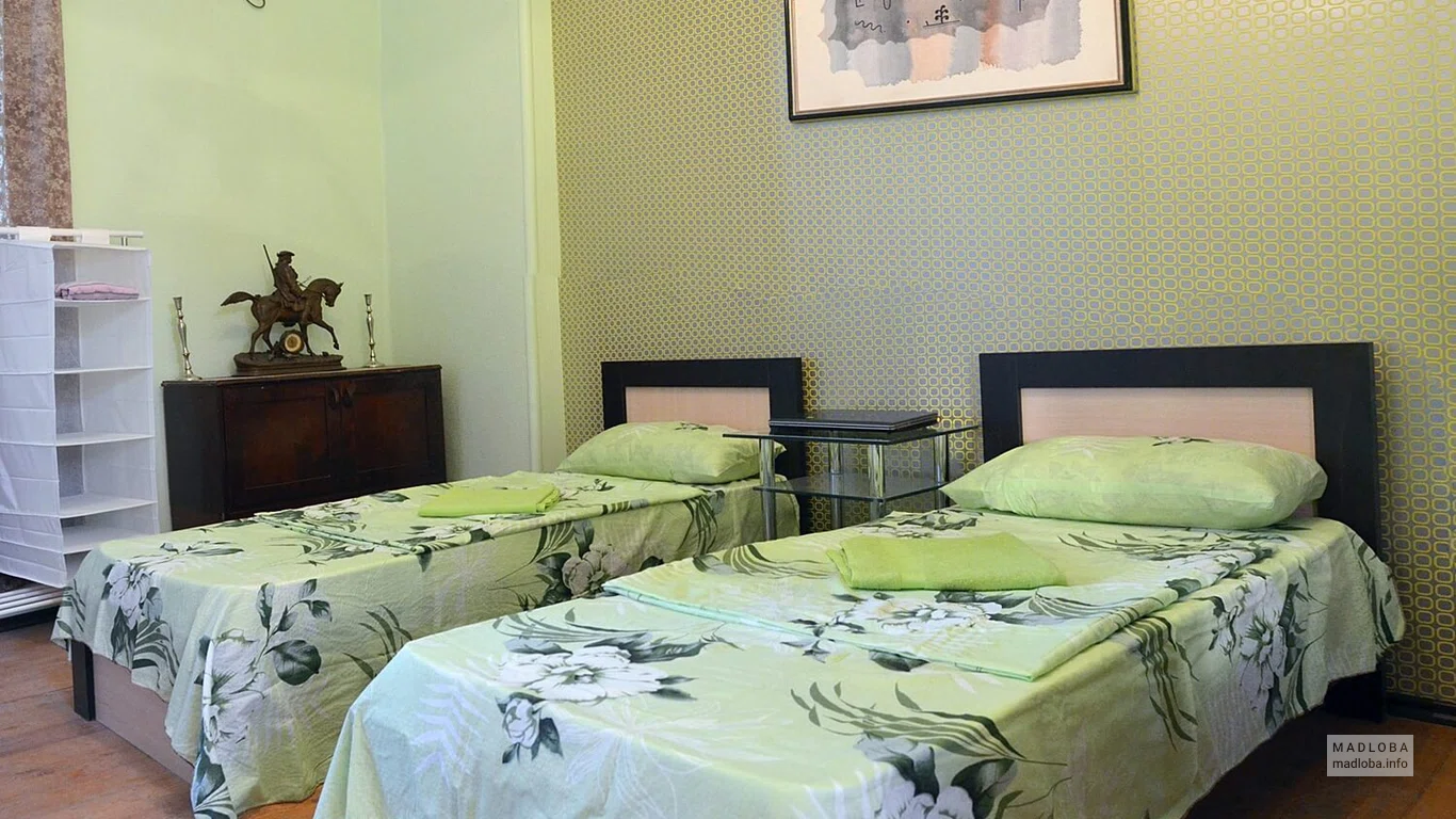 Односпальные кровати в Хостеле Грибоедов