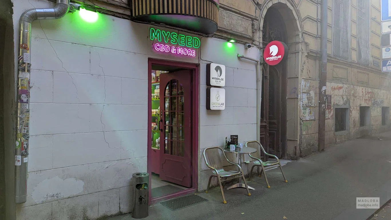 вход в MYSEED.GE — гроушоп в Тбилиси