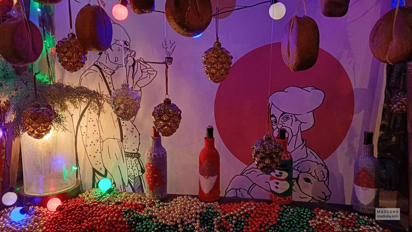 декор ресторана Грузинский дом