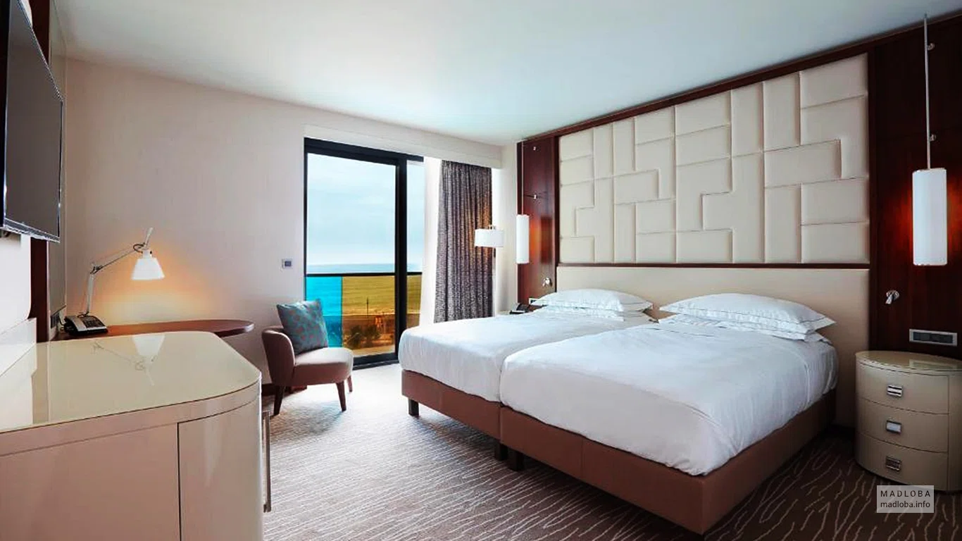 Double room at the Hilton Batumi Hotel