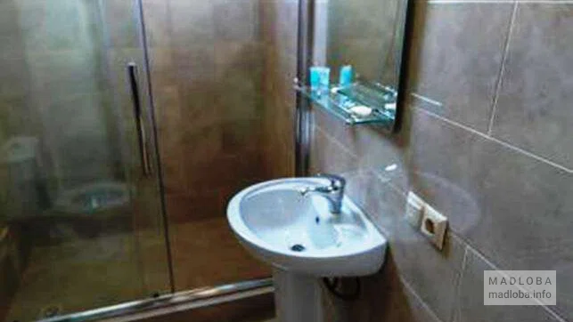 Ванная комната в Hotel Cattalea