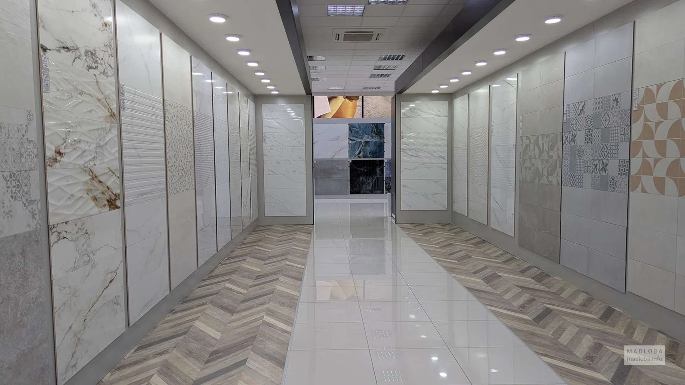 Большой ассортимент керамической плитки в магазине IDEAL