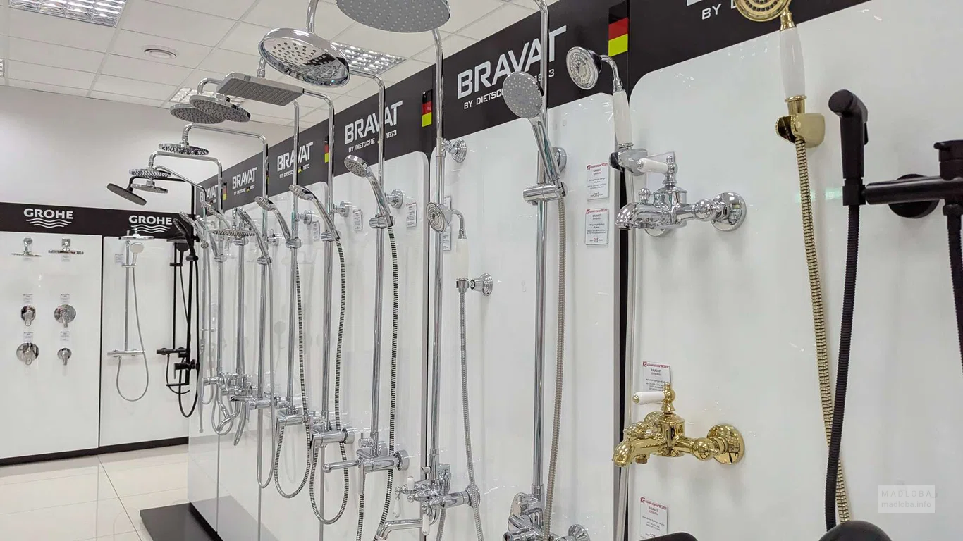 Краны, смесители и душ в магазине IDEAL Trade Center Батуми
