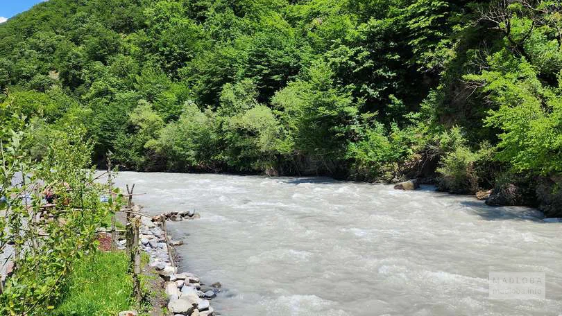 Источник минеральной воды в Пасанаури