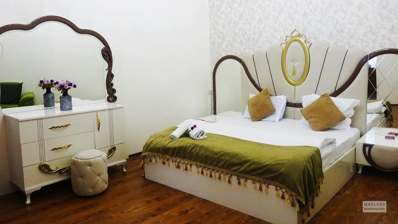 Спальня в номере отеля "Джире Новый Тбилиси"