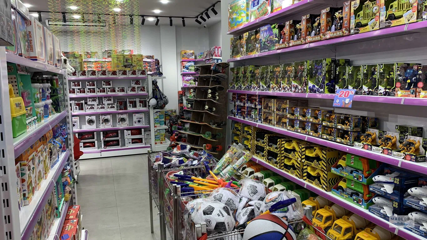 Разнообразие игрушек в Joy Toy на ул. Горгиладзе 9