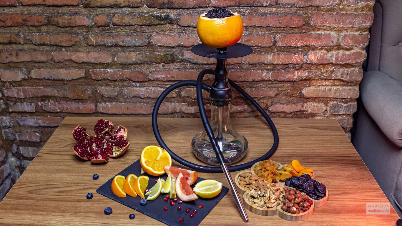 Апельсиновая чаша в кальянной GG Hookah