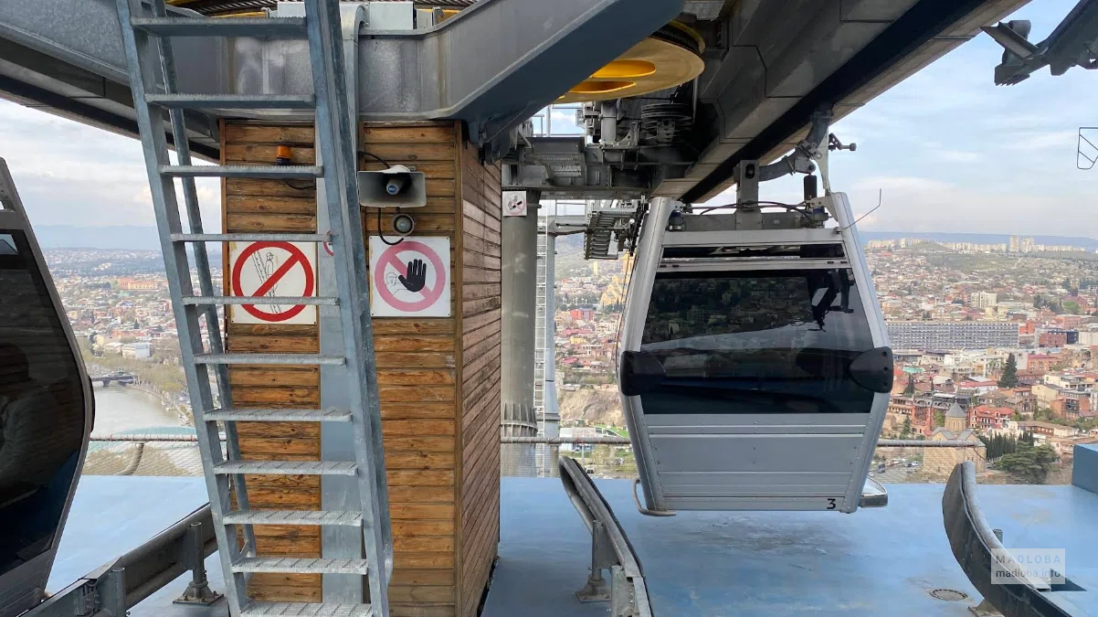 Канатная дорога из крепости Нарикала в парк Рике