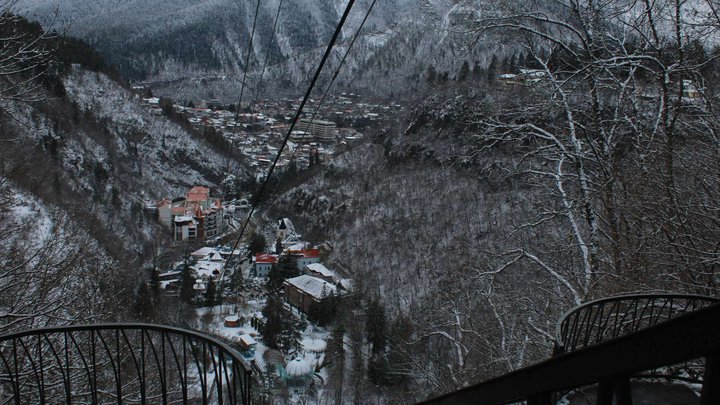 Borjomi cable car (lower station)