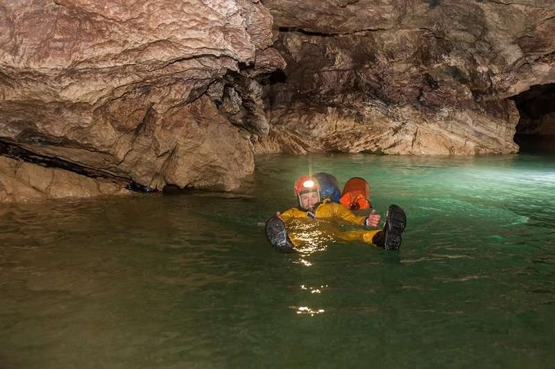 Karst cave in Abkhazia