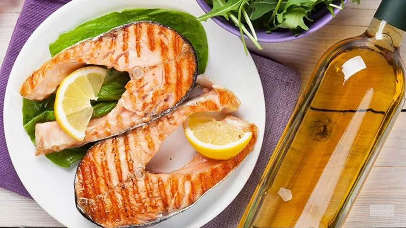 Блюдо из рыбы в Грузии