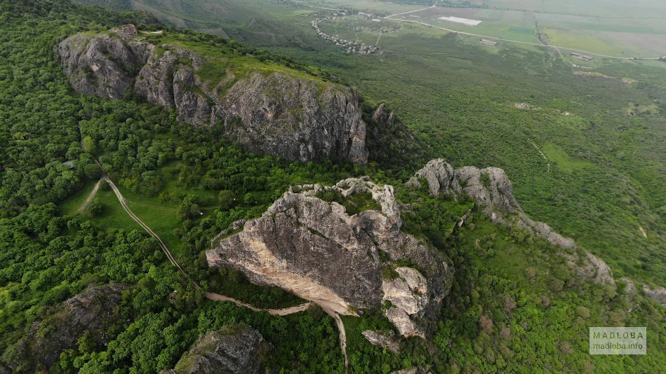 Город-крепость Хорнабуджи в Кахетии