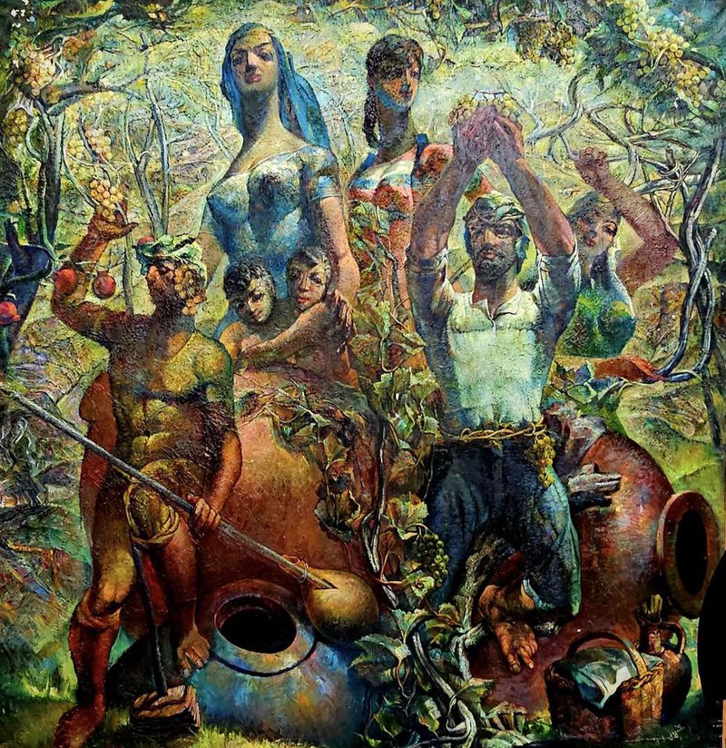 Художественная галерея Гурама Гагошидзе в Кутаиси - картинк художника.jpg