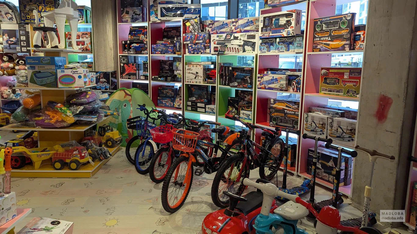 Магазин игрушек Kiddo в Батуми — мир детства и весёлых открытий