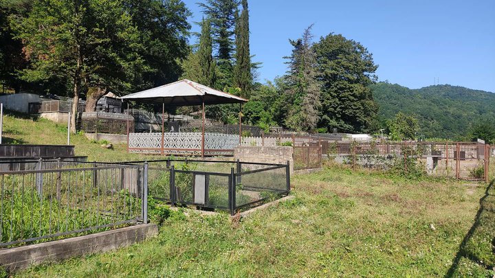 Cemetery near the Ubisi Monastery