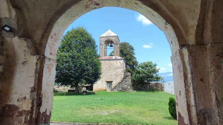 Bell tower of the Transfiguration Cathedral of Tsalenjikha