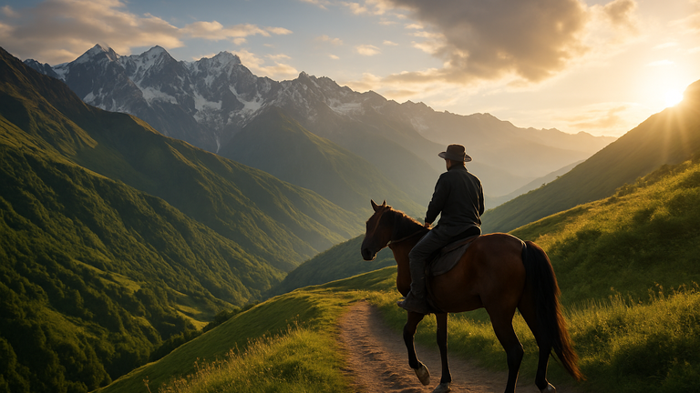 🐎 Конные маршруты Грузии 2025 — верховая езда от моря до Кавказа 🏔️