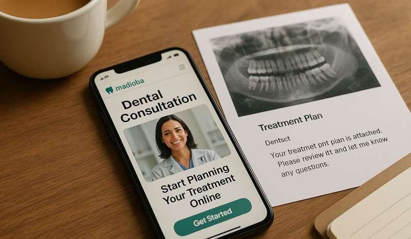 consultation with a dentist by phone