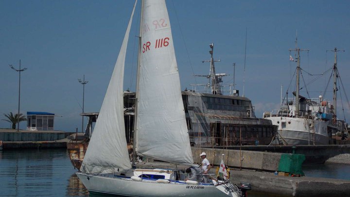 Sailing yacht "Corsar"