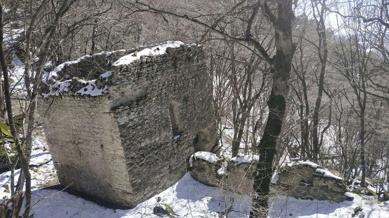 Крепость Авлеви в зимнее время