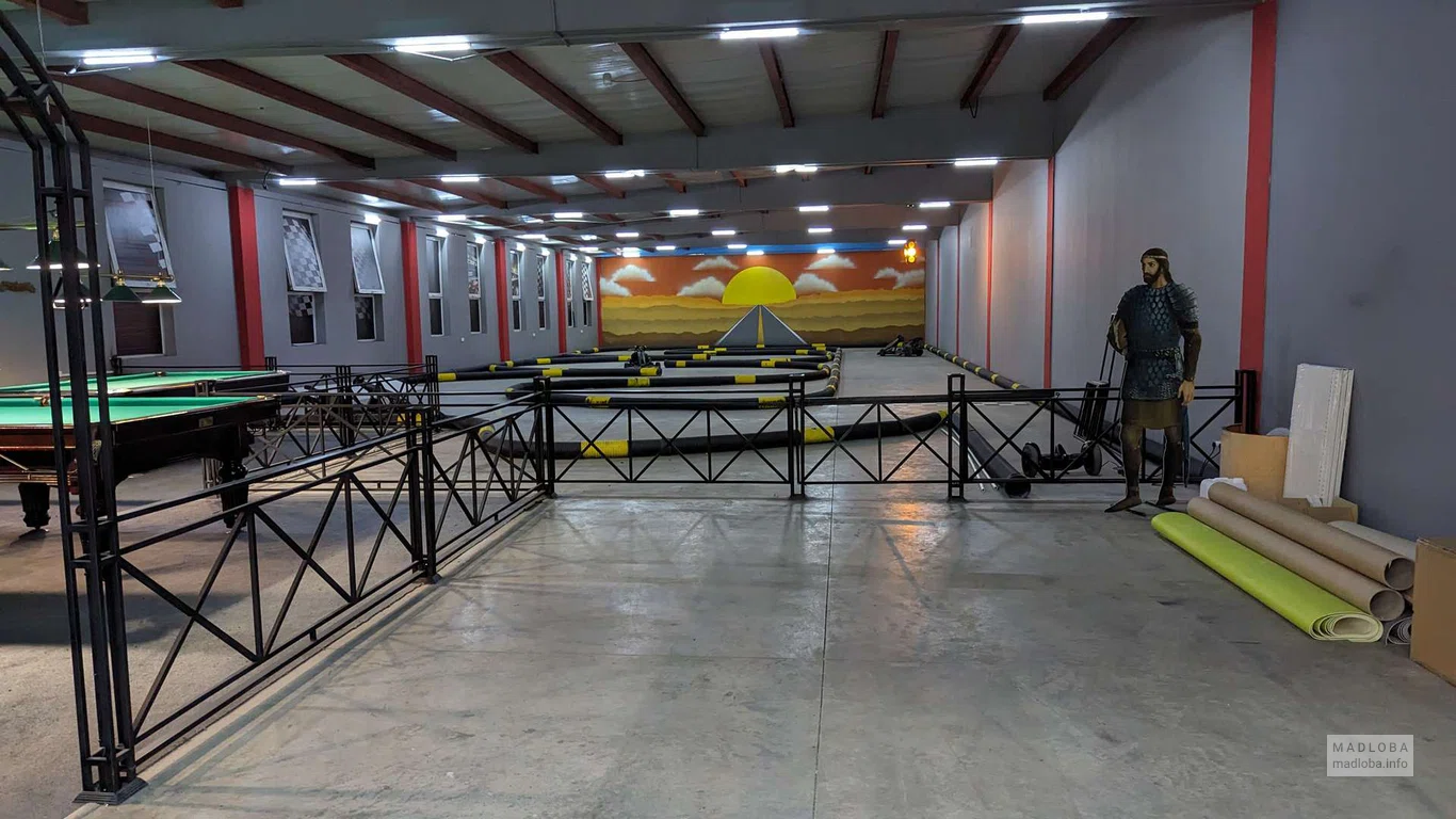 Indoor karting in the shopping center "Batumi Mall"