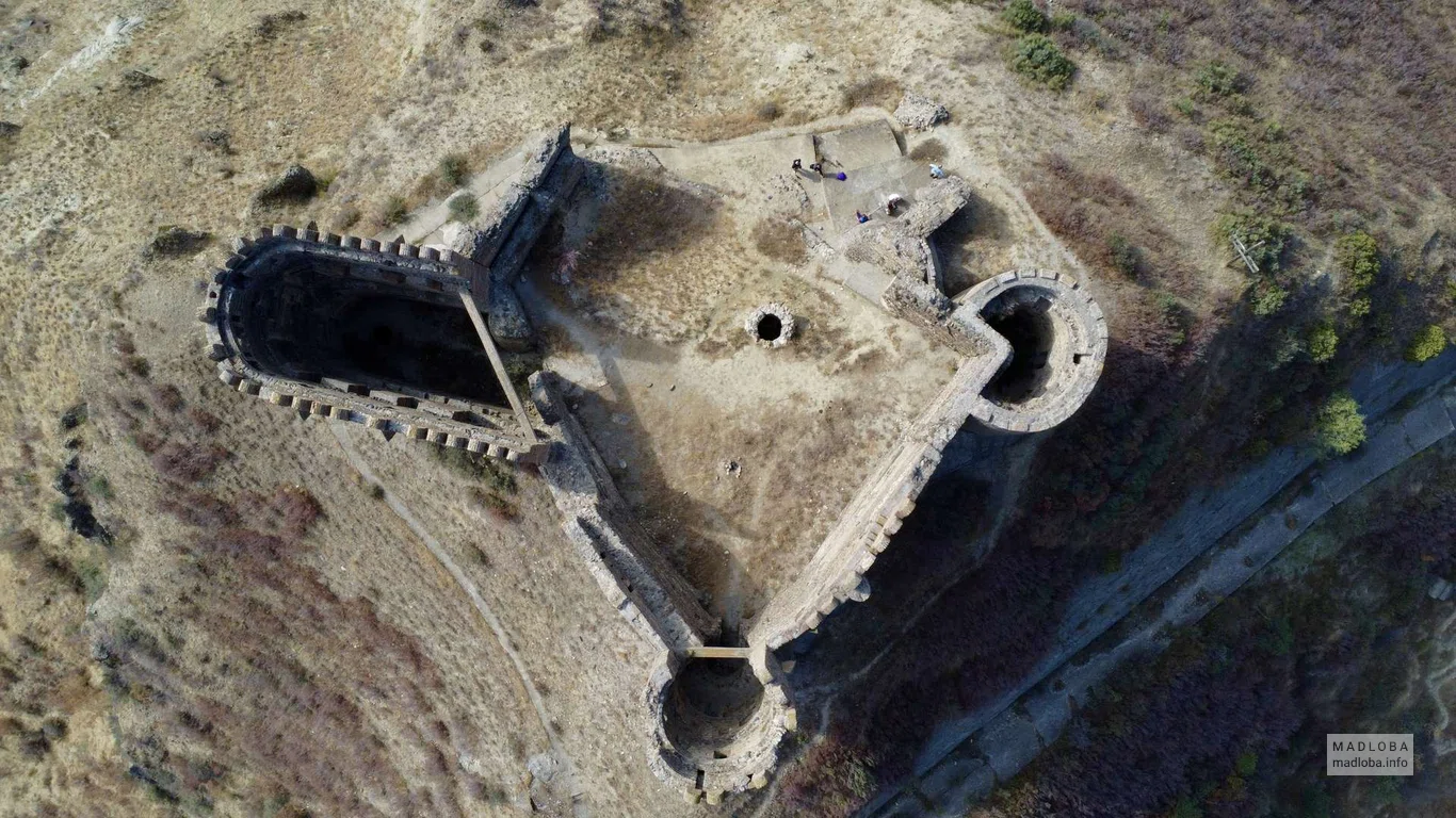 Top view of the fortress