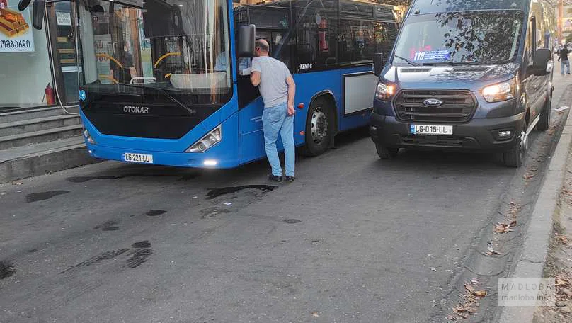 Автобус от Кутаисской транспортной компании