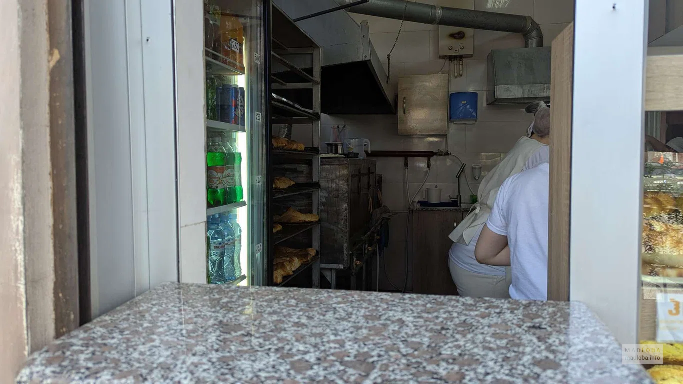 Cheese in khachapuri