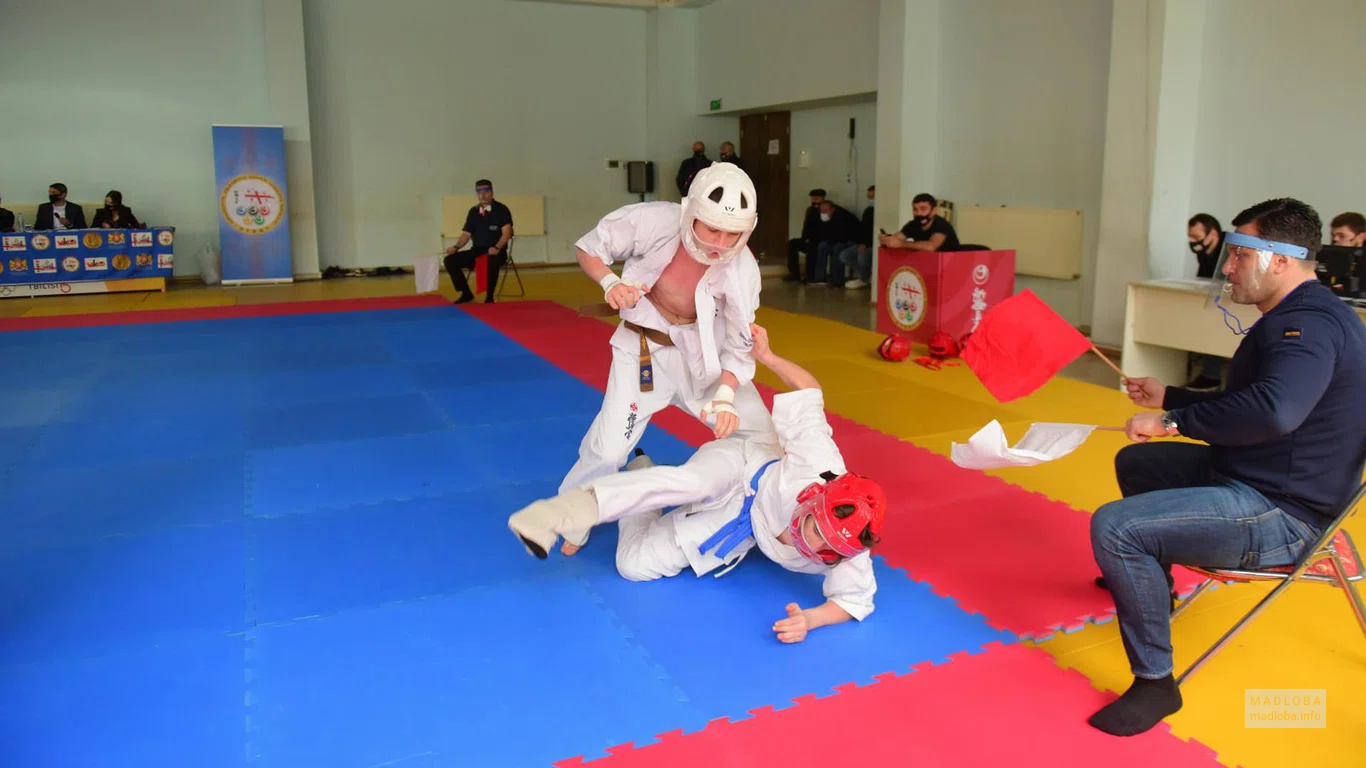 Детский турнир в Грузинском национальном союзе киокушин каратэ