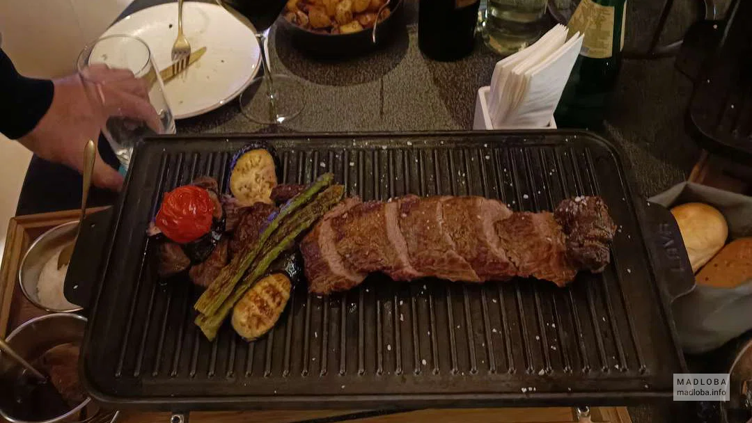 Мясо в меню ресторана