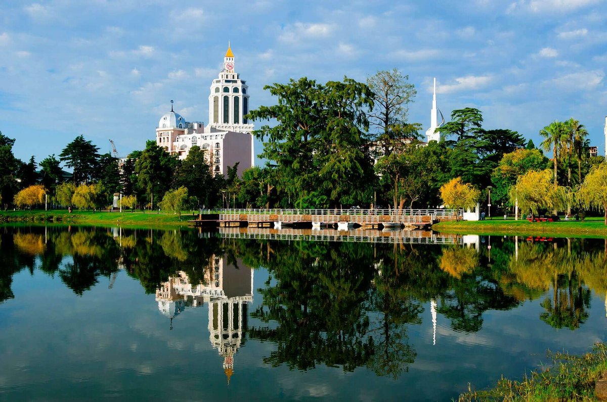 Lake Nurigol in 26 May Park in Batumi