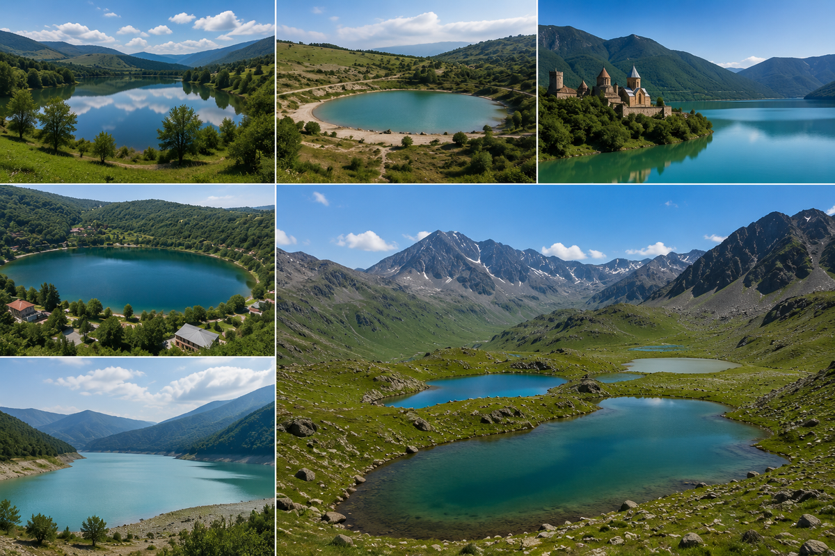 Explore the diverse lakes of Mtskheta-Mtianeti, from lowland reservoirs near Tbilisi to high-altitude alpine lakes in Khevsureti.
