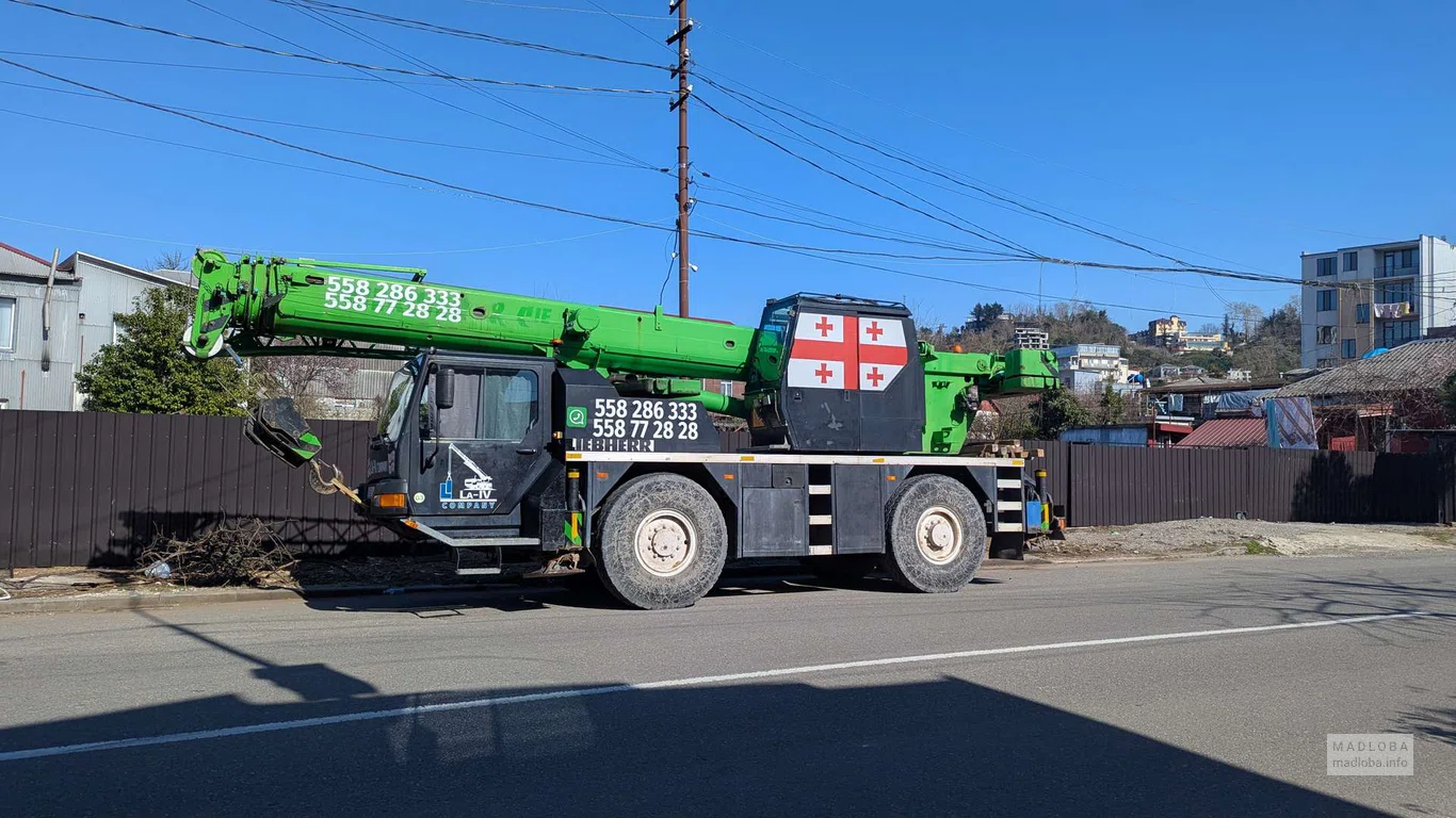 Аренда автокрана Liebherr в Батуми