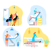 Promoting the services of beauty artists