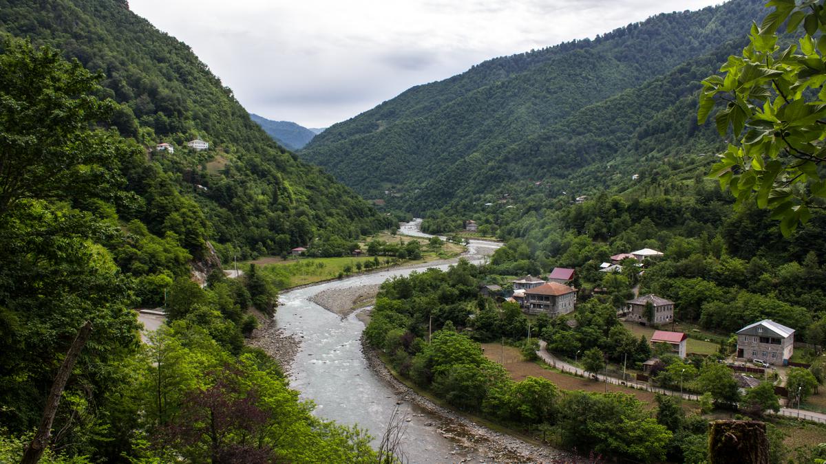 Долина Реки Мачахела в Грузии