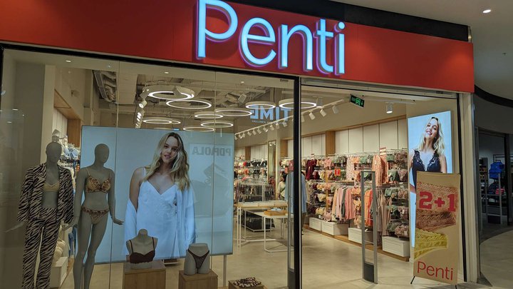 Underwear store Calvin Klein Underwear in the shopping center Grand  Mall in Batumi