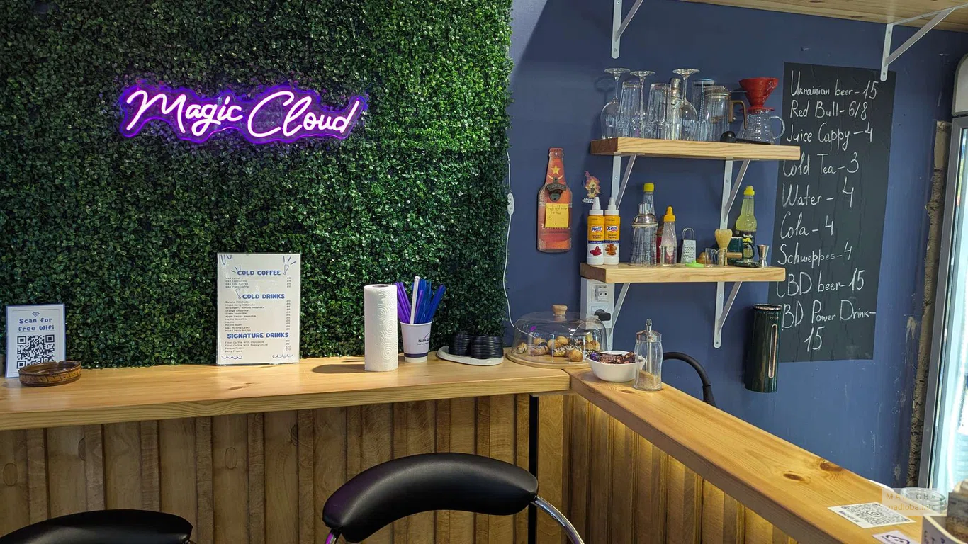 Напитки в магазине Magic Cloud