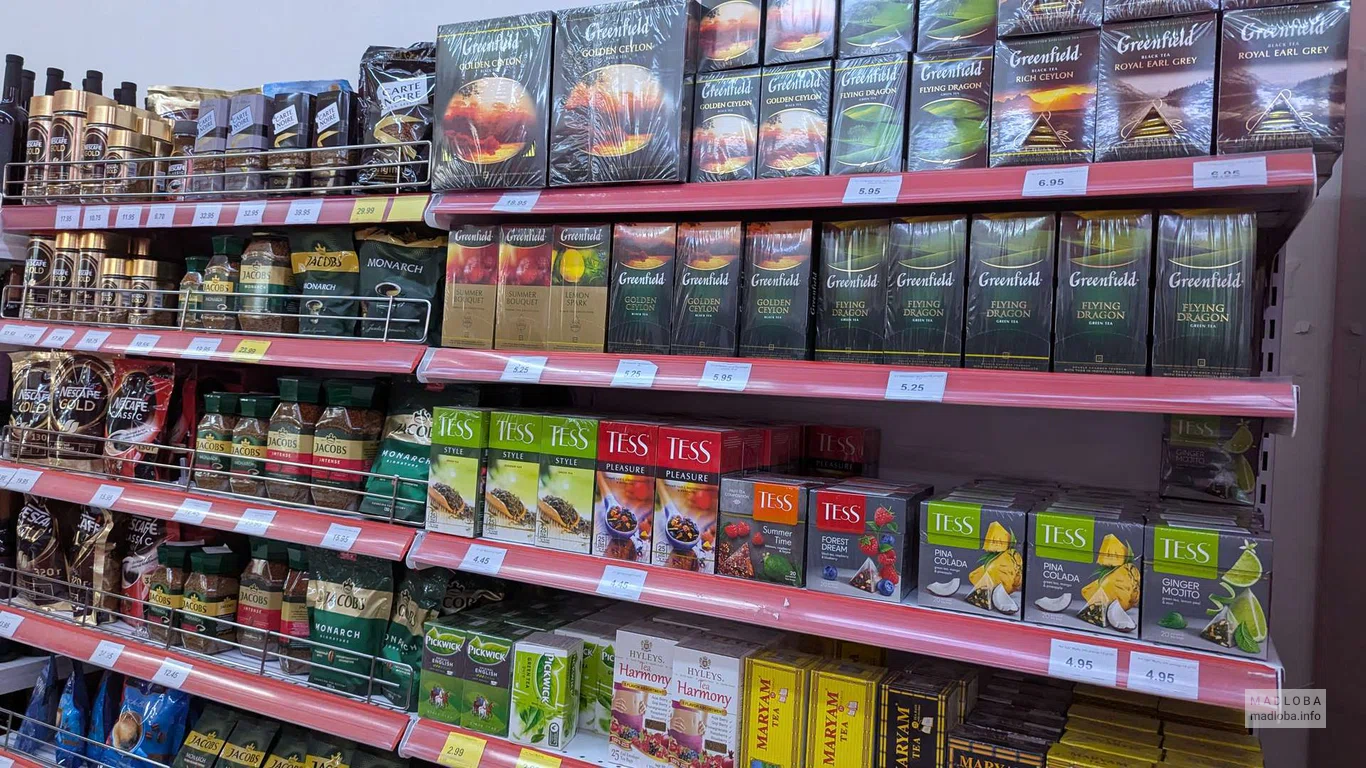 Чай и кофе в магазине Magniti