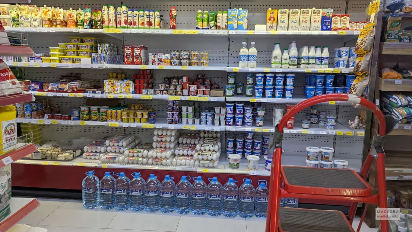 Молочные продукты в магазине Magniti