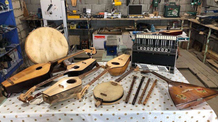 Workshop of musical instruments of Giorgi Niparishvili