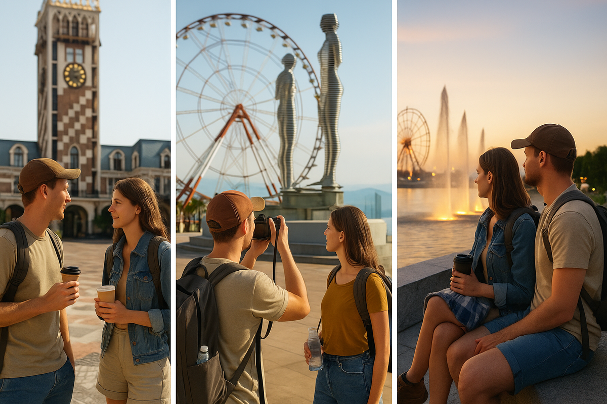 Молодая пара в Батуми