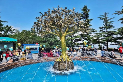 Mtatsminda Park in Tbilisi, Georgia