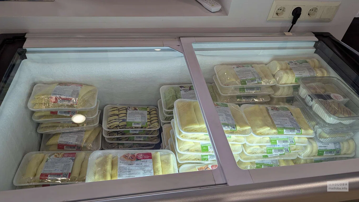 замороженные полуфабрикаты в магазине Multi Cook