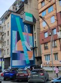 Mural "Abstraction" on Gorgasali street