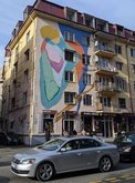 Mural "Abstraction" on Tsar Parnavaz Street